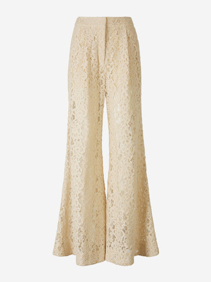 Outlet online Zimmermann Mujer Pantalones Natural Encaje color Crema sku 761-003505 01 - Foto 1