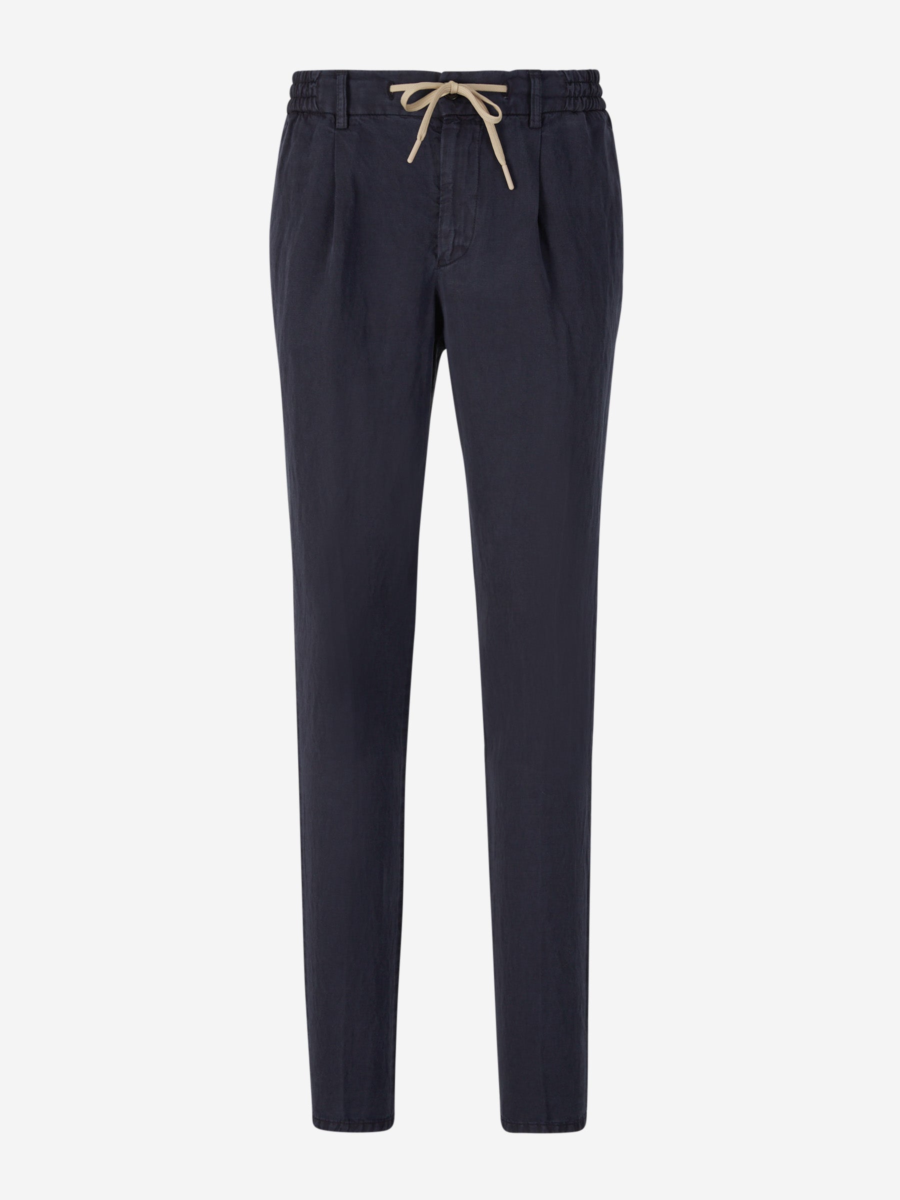 Outlet online Santa Eulalia Hombre Joggers Fluidos Lino color Azul Marino sku 521-003035 04 - Foto 1