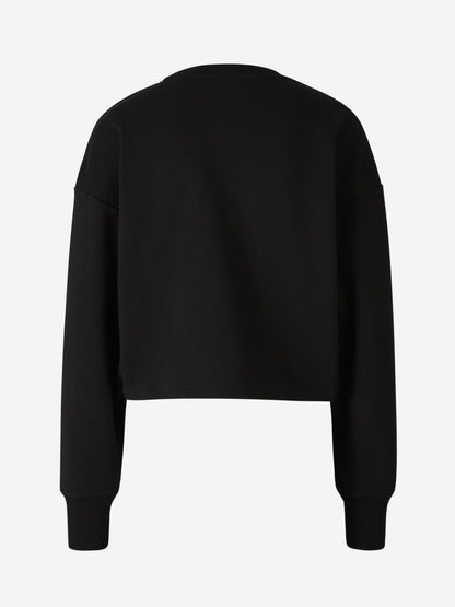 Outlet online Balmain Mujer Sudadera Logo Algodón color Negro sku 715-000136 01 - Foto 2