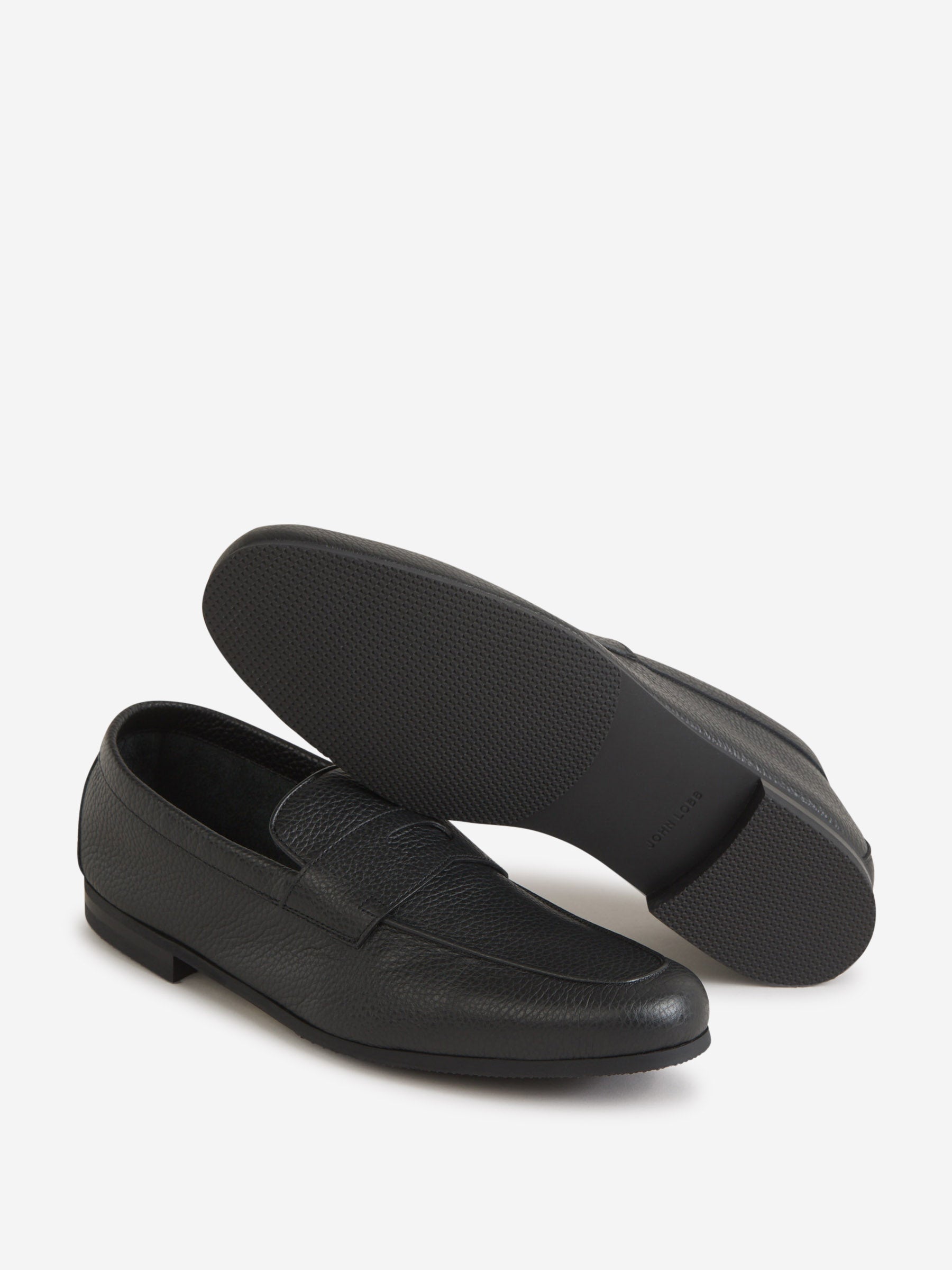 Outlet online John Lobb Hombre Zapatos Mocasines Thorne color Negro sku 611-004372 01 - Foto 4