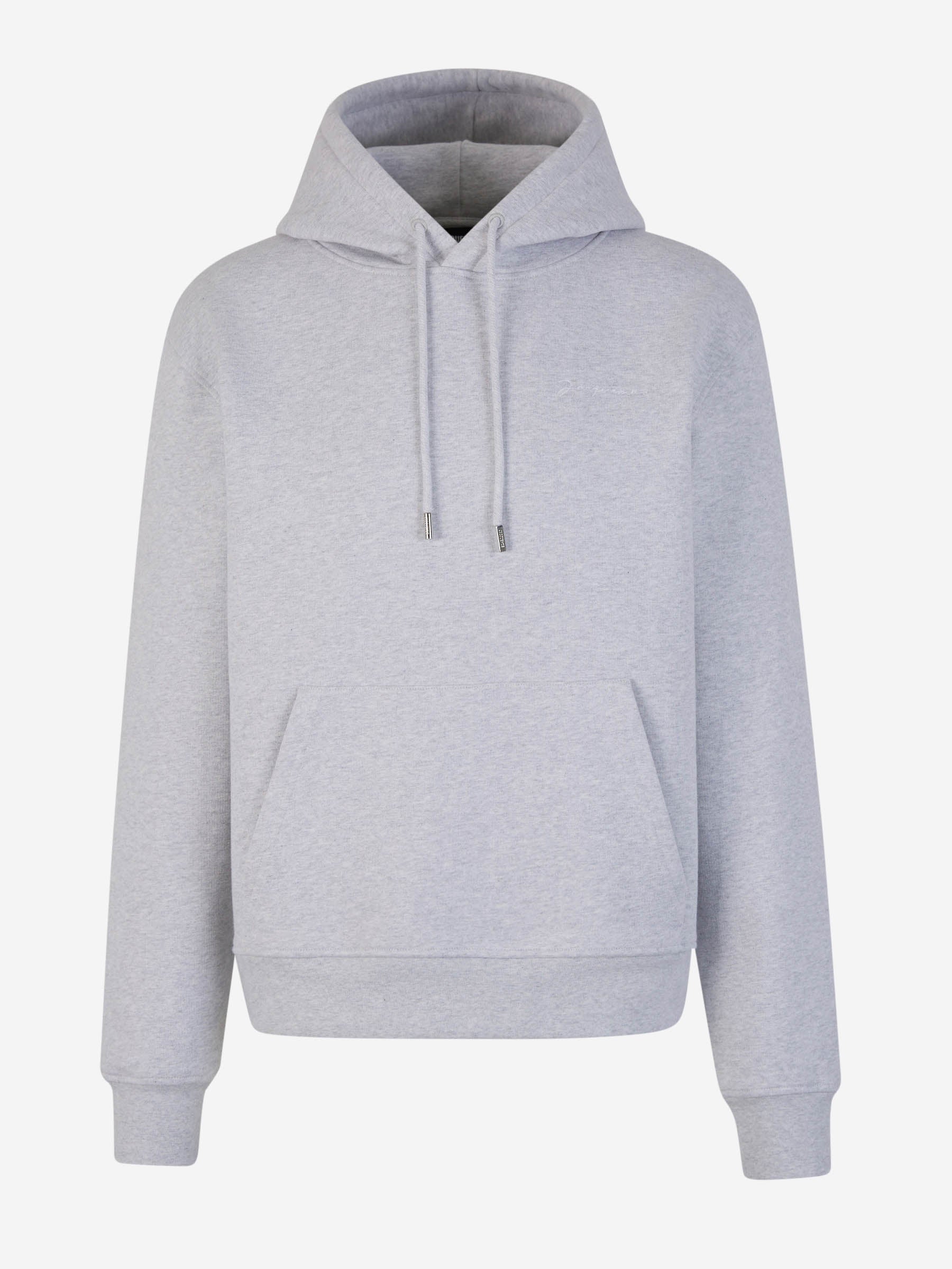 Outlet online Jacquemus Hombre Sudadera Capucha Algodón color Gris Claro sku 545-001562 02 - Foto 1