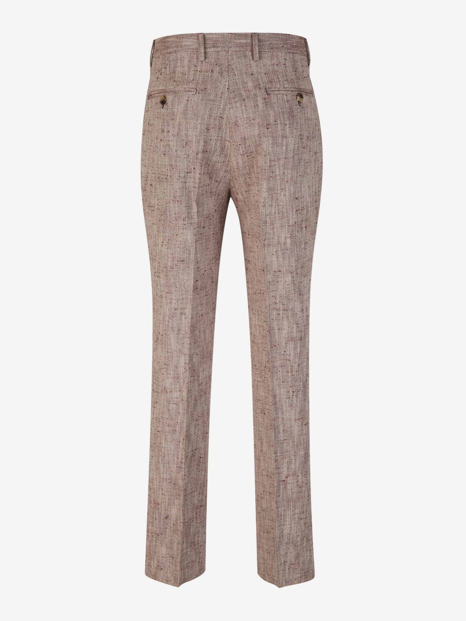 Outlet online Etro Hombre Pantalones Formales Texturizados color Burdeos sku 521-003008 01 - Foto 2