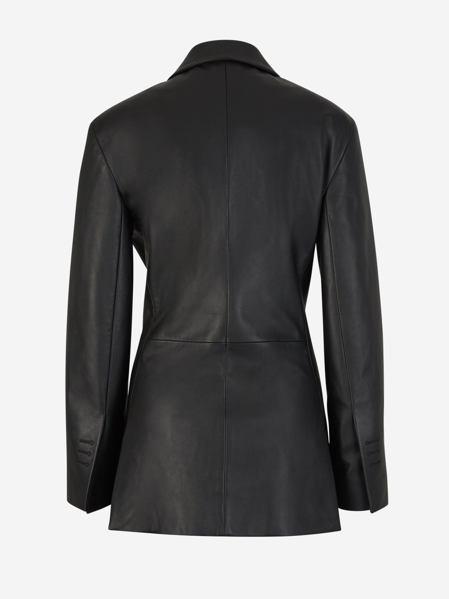 Outlet online Jacquemus Mujer Blazer La Veste Tibau Cuir color Negro sku 741-002083 01 - Foto 3