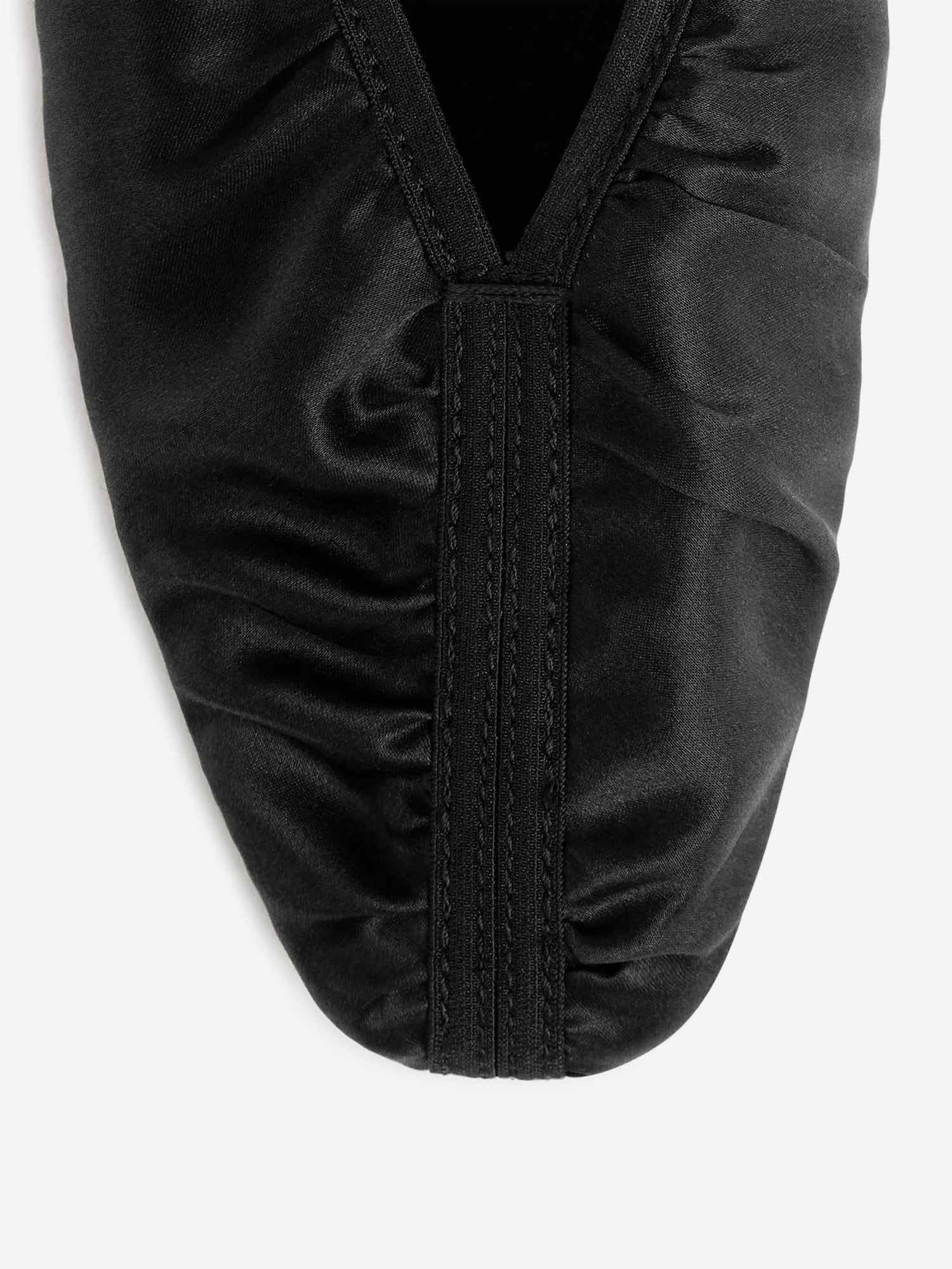 Outlet online TOTEME Mujer Bailarinas The Gathered color Negro sku 800-005349 01 - Foto 4