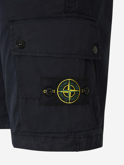 Outlet online Stone Island Hombre Bermudas Cargo Logo color Azul Noche sku 523-000976 01 - Foto 5