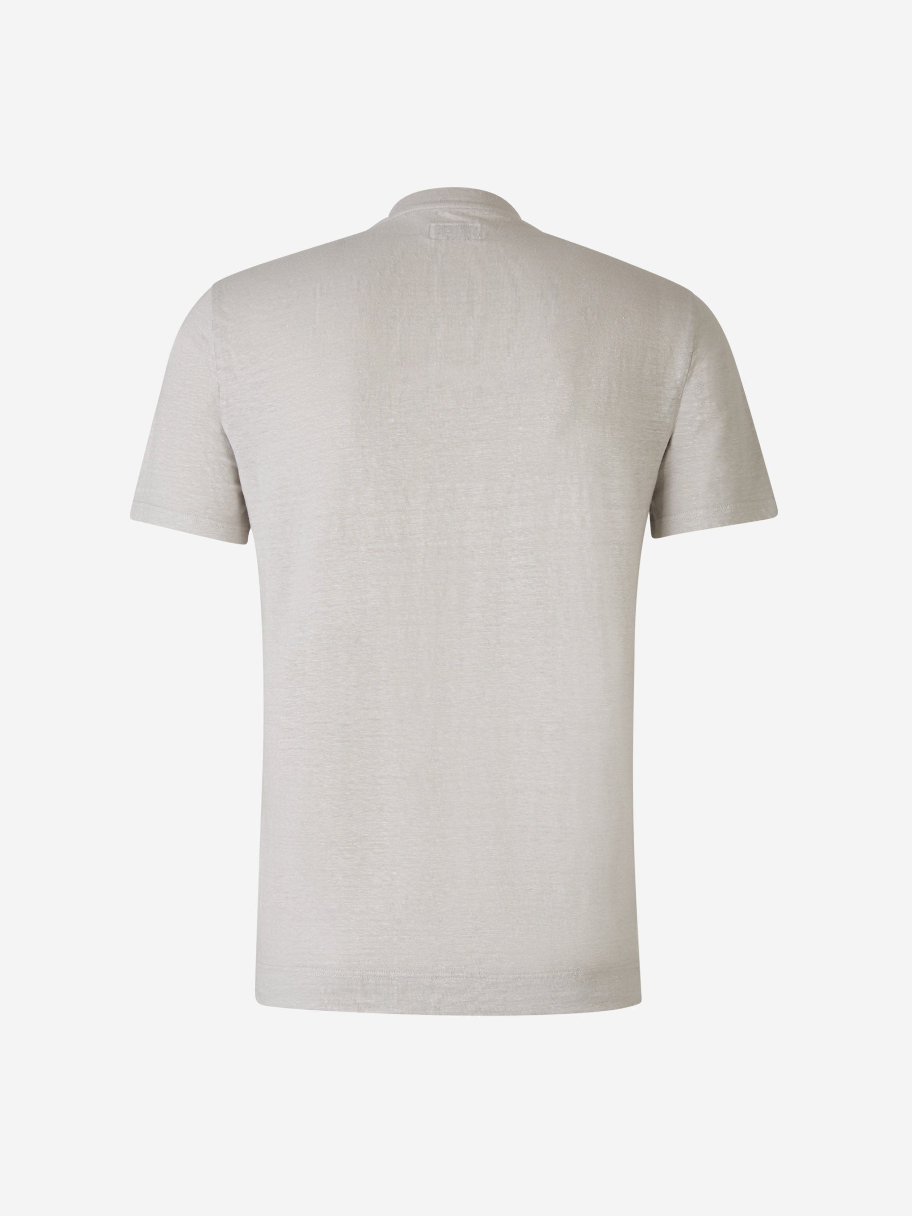 Outlet online Santa Eulalia Hombre Camiseta Punto Lino color Gris Claro sku 553-003693 01 - Foto 2