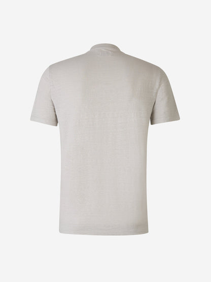 Outlet online Santa Eulalia Hombre Camiseta Punto Lino color Gris Claro sku 553-003693 01 - Foto 2