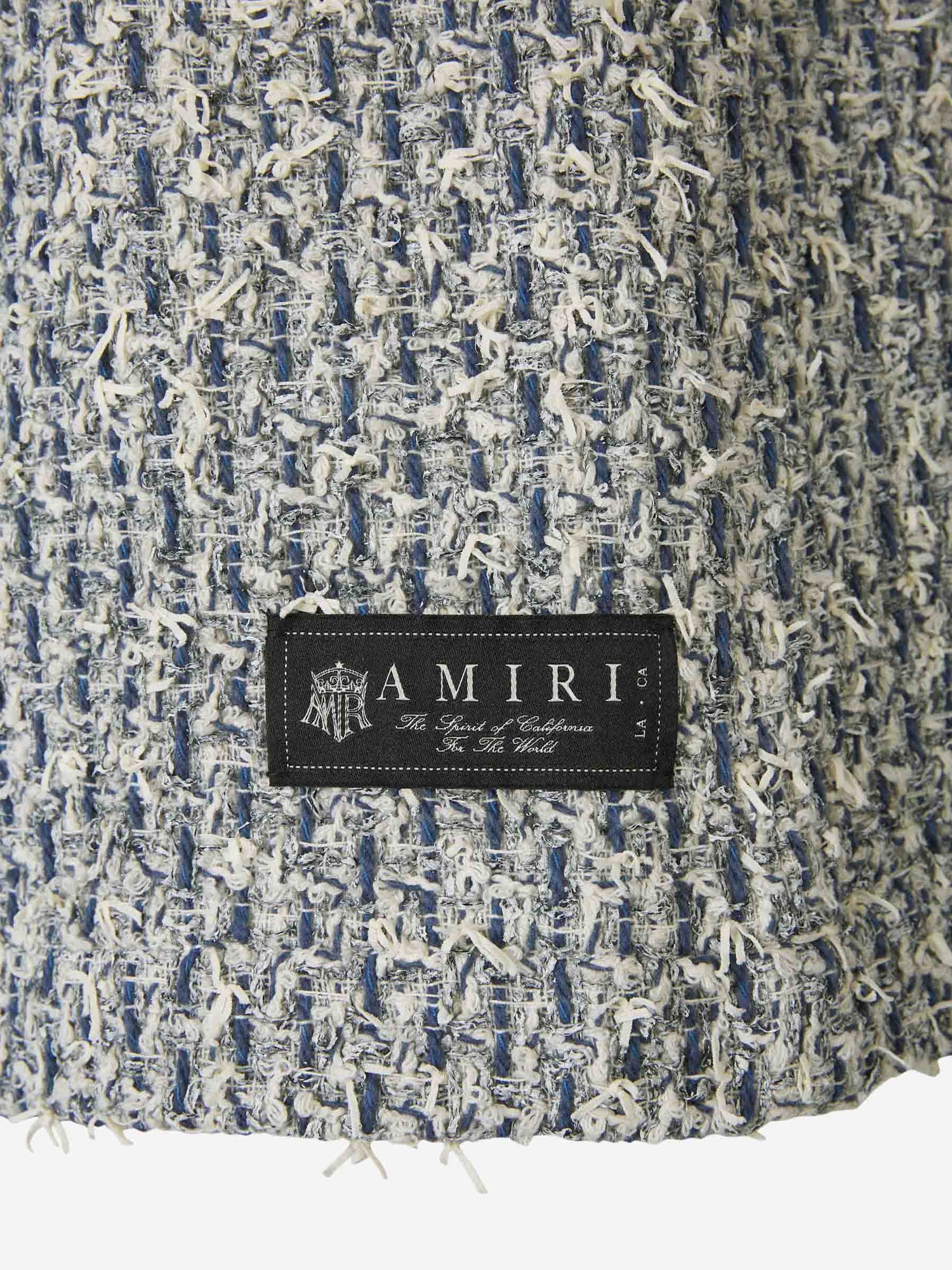 Outlet online Amiri Hombre Bermudas Tweed Boucle color Azul sku 523-000949 01 - Foto 6