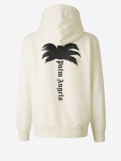 Outlet online Palm Angels Hombre Sudadera Algodón Logo color Amarillo Claro sku 545-001549 01 - Foto 2