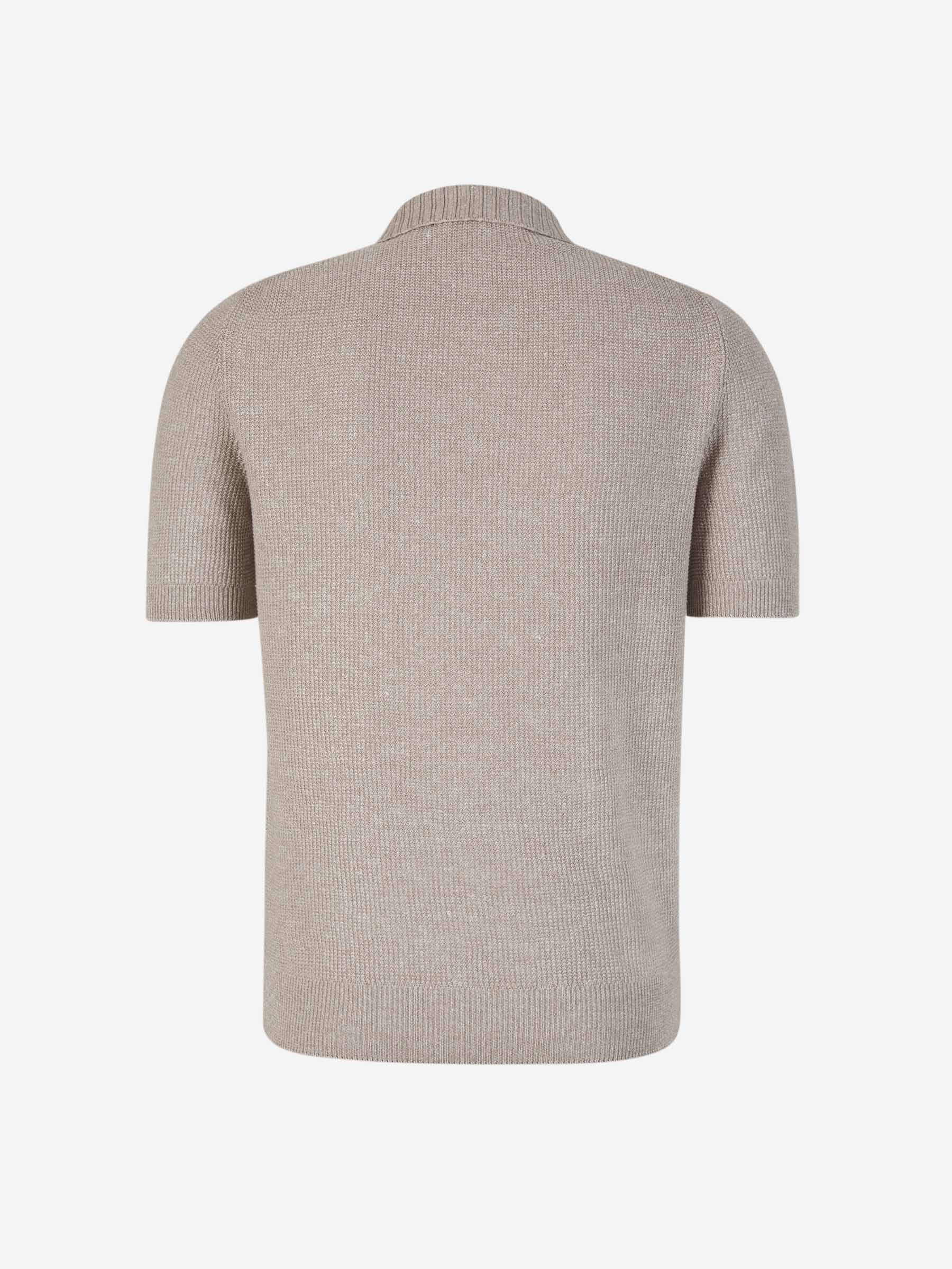 Outlet online Gran Sasso Hombre Polo Skipper Lino color Beis sku 552-001489 01 - Foto 2