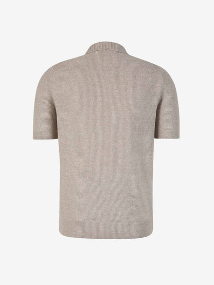 Outlet online Gran Sasso Hombre Polo Skipper Lino color Beis sku 552-001489 01 - Foto 2