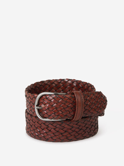 Outlet online Santa Eulalia Hombre Cinturón Trenzado Piel color Marrón sku 622-001160 01 - Foto 1