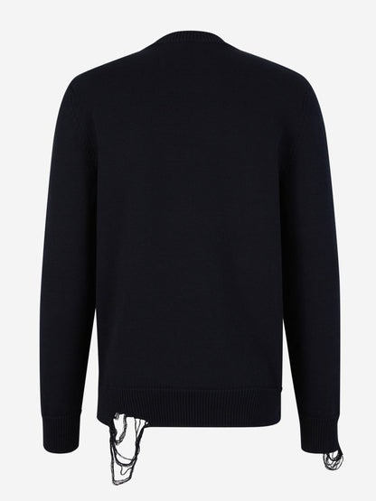 Outlet online Givenchy Hombre Jersey 4G Stars color Azul Noche sku 542-002334 01 - Foto 2