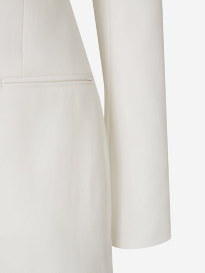 Outlet online Balmain Mujer Blazer Liso Viscosa color Blanco sku 741-002078 01 - Foto 6