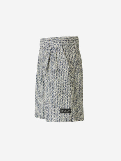 Outlet online Amiri Hombre Bermudas Tweed Boucle color Azul sku 523-000949 01 - Foto 3