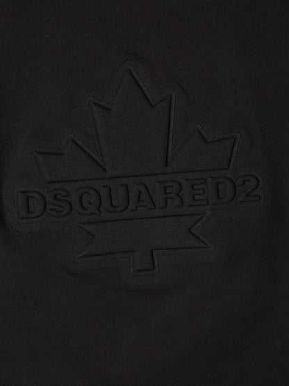 Outlet online Dsquared2 Hombre Camiseta Logo Algodón color Negro sku 553-003817 01 - Foto 4