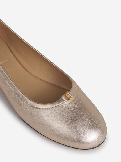 Outlet online Chloé Mujer Bailarinas Marcie color Dorado sku 800-005270 00 - Foto 5