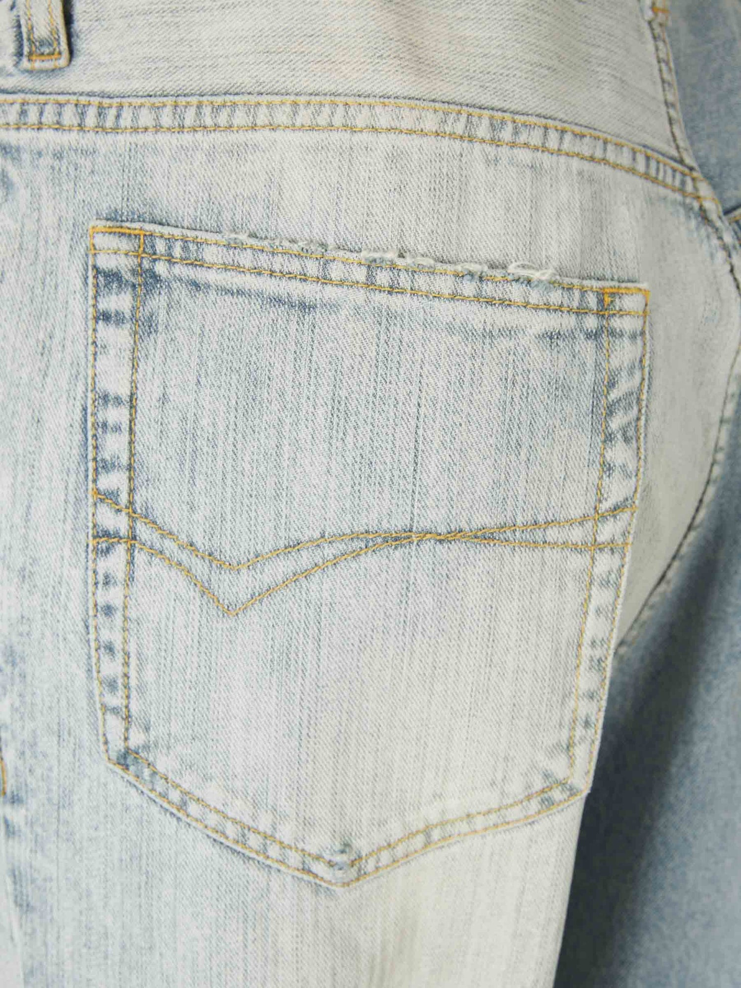 Outlet online Balenciaga Mujer Jeans Overseize Fit Bicolor color Azul Denim Oscuro sku 761-003578 01 - Foto 5