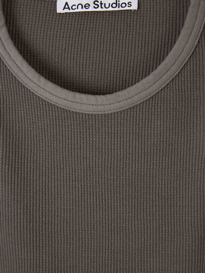 Outlet online Acne Studios Hombre Camiseta Texturizada Algodón color Topo sku 553-003529 01 - Foto 3