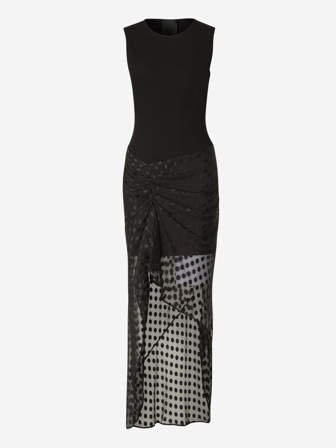 Outlet online Givenchy Mujer Vestido Midi Motivo Lunares color Negro sku 721-000295 01 - Foto 2