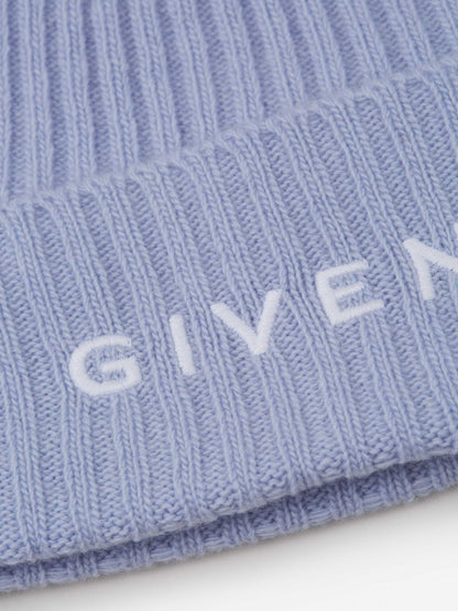 Givenchy Gorro Monograma Lana color Azul Celeste sku 695-001334 03 - Foto 3