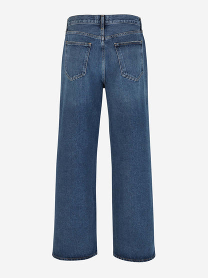 Outlet online Agolde Mujer Jeans Slung Baggy color Azul Denim Oscuro sku 763-001498 01 - Foto 3