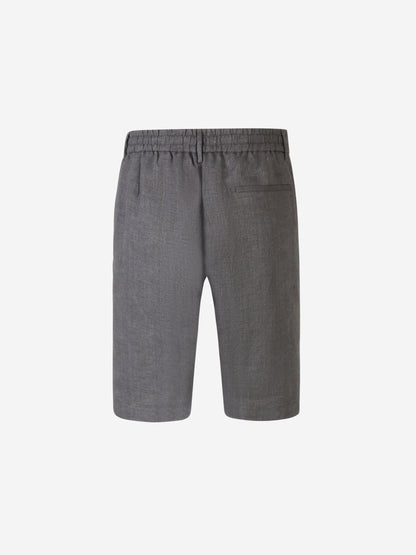 Outlet online Santa Eulalia Hombre Bermudas Lino color Gris Piedra sku 523-000978 01 - Foto 2