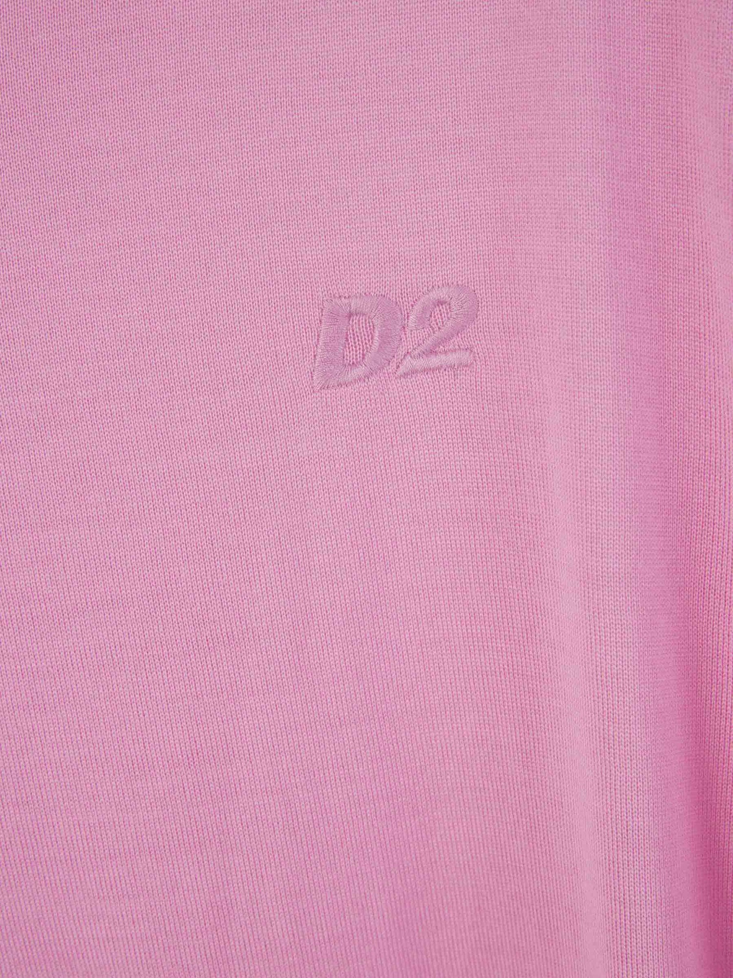 Outlet online Dsquared2 Hombre Jersey Lana Logo color Rosa sku 542-002336 01 - Foto 4