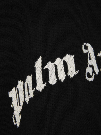 Outlet online Palm Angels Hombre Sudadera Capucha Cremallera Punto color Negro sku 542-002338 01 - Foto 5