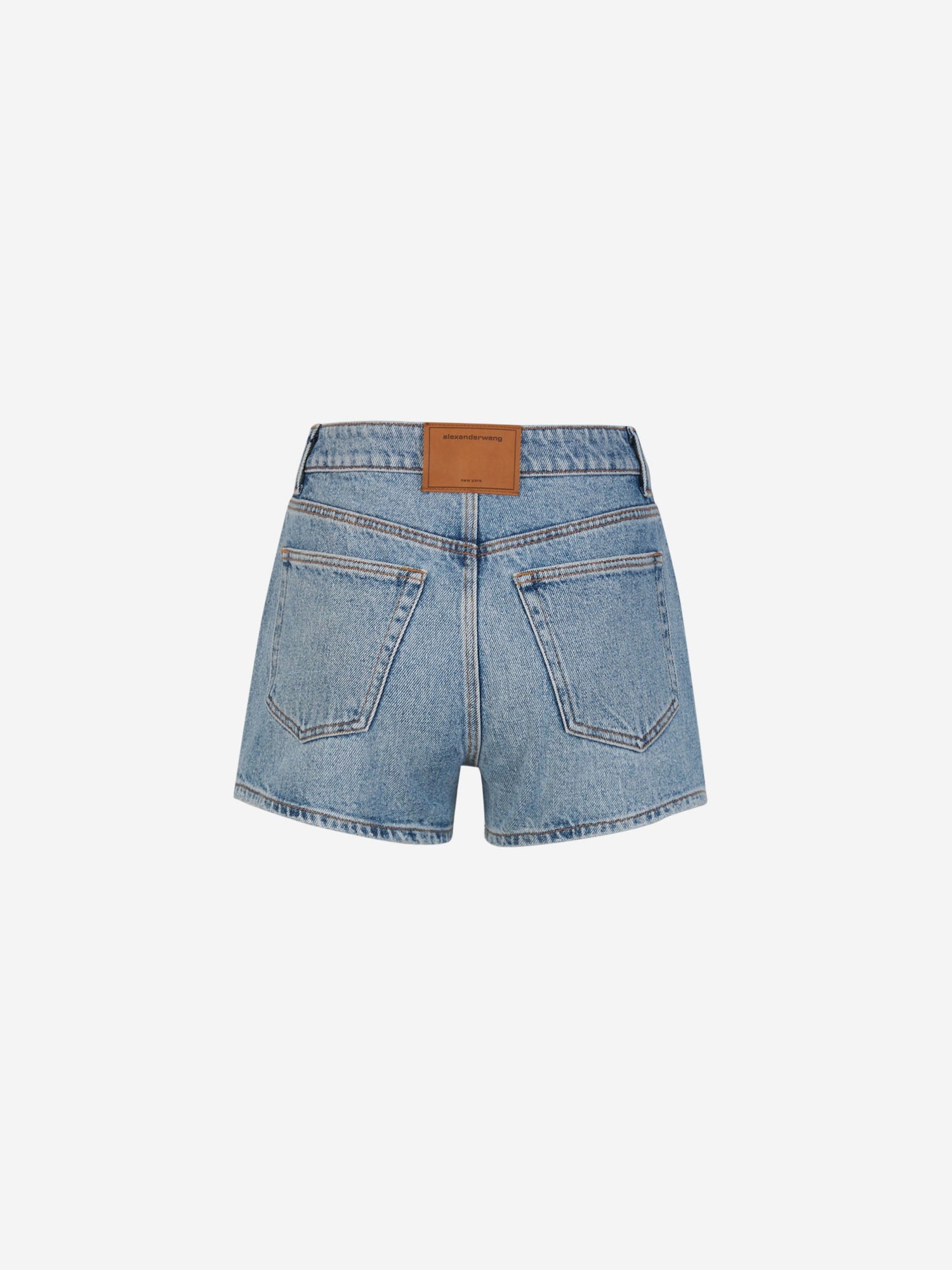 Outlet online Alexander Wang Mujer Shorts Denim Algodón color Azul Denim sku 762-000440 01 - Foto 2