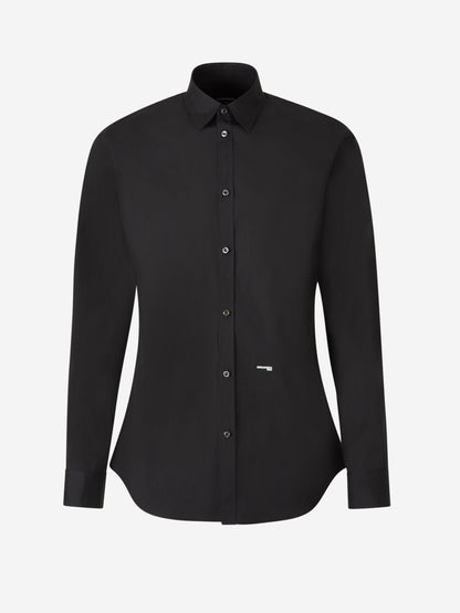 Outlet online Dsquared2 Hombre Camisa Relax Dan color Negro sku 531-006290 01 - Foto 2