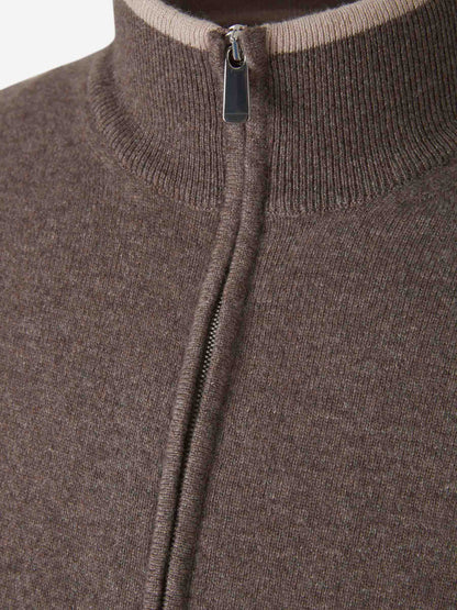 Santa Eulalia Cárdigan Punto Cashmere color Taupe sku 543-000936 02 - Foto 3