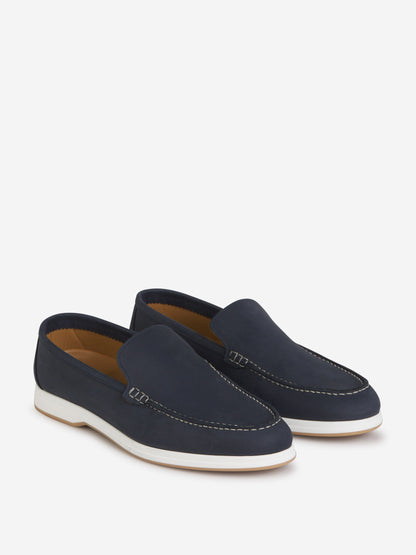 Outlet online Enrico Mandelli Hombre Mocasines Yacht Piel color Azul sku 611-004365 01 - Foto 2