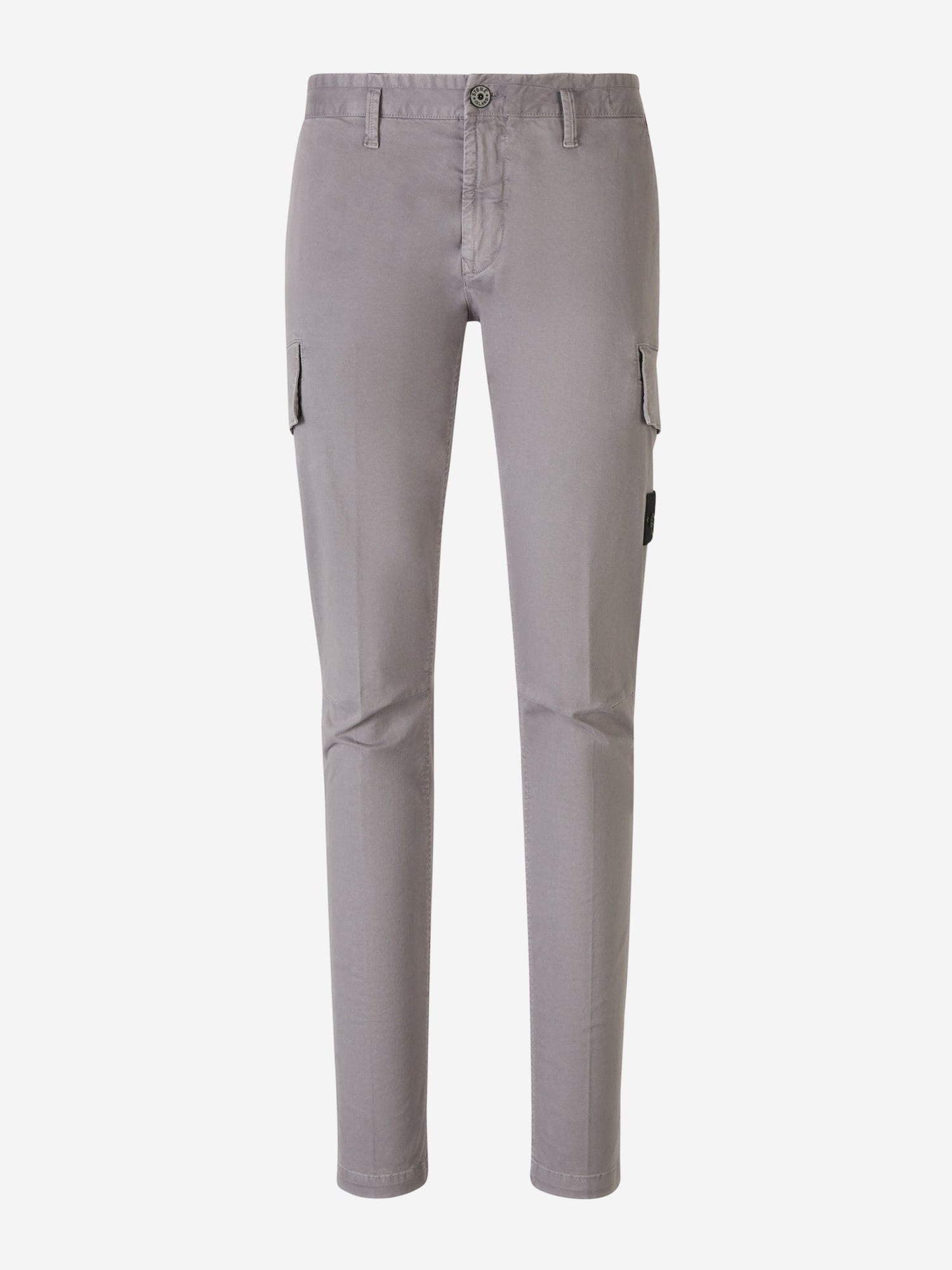 Outlet online Stone Island Hombre Pantalones Algodón Logo color Lila sku 521-003028 03 - Foto 1