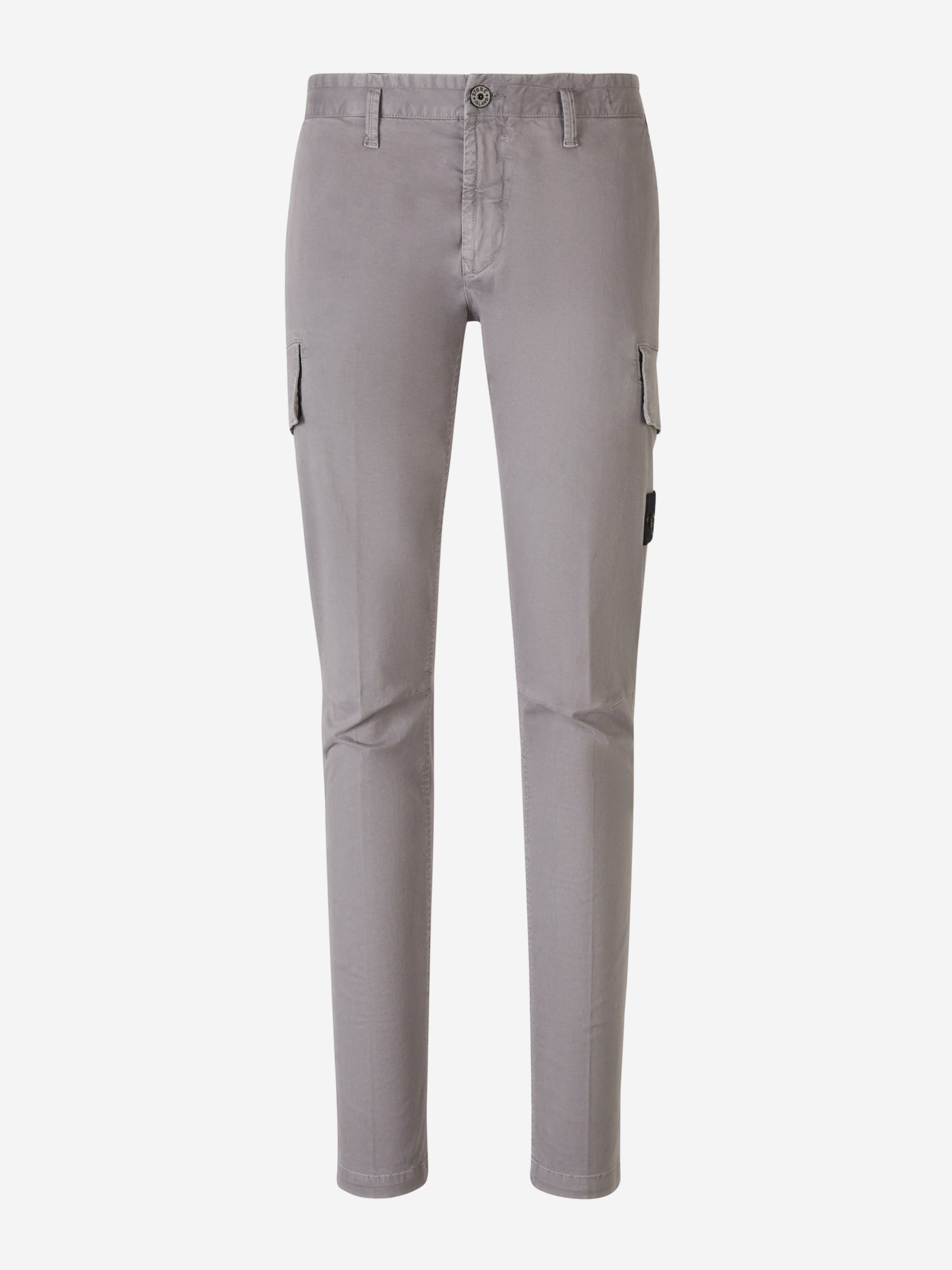 Outlet online Stone Island Hombre Pantalones Algodón Logo color Lila sku 521-003028 03 - Foto 1