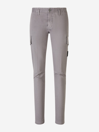 Outlet online Stone Island Hombre Pantalones Algodón Logo color Lila sku 521-003028 03 - Foto 1