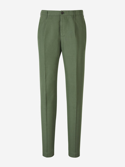 Outlet online Incotex Hombre Traje Liso Lino color Verde Menta sku 312-002812 01 - Foto 6