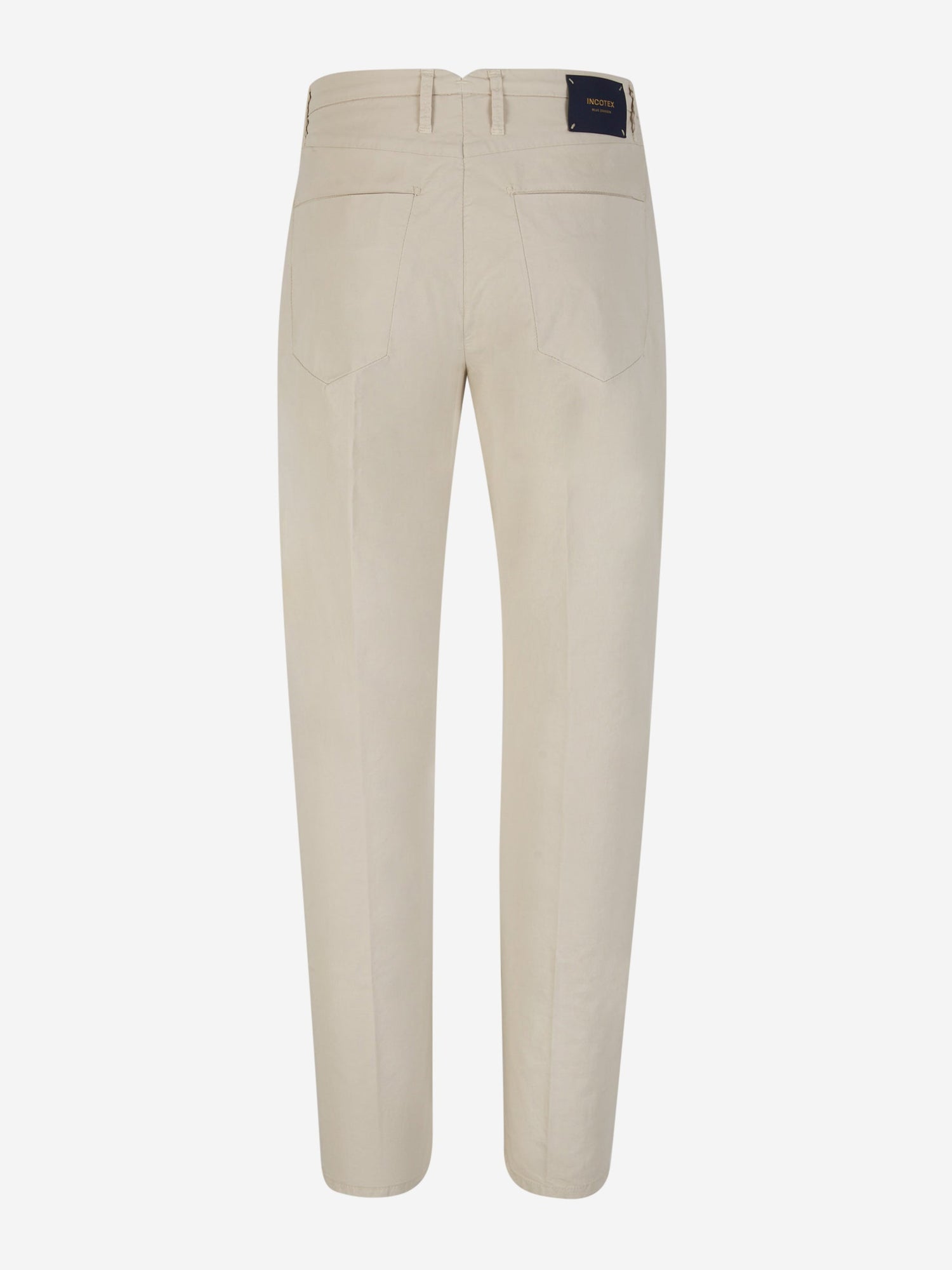 Outlet online Incotex Blue Division Hombre Pantalones Formales Algodón color Beis sku 521-003051 01 - Foto 2