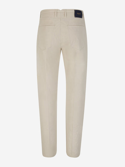 Outlet online Incotex Blue Division Hombre Pantalones Formales Algodón color Beis sku 521-003051 01 - Foto 2
