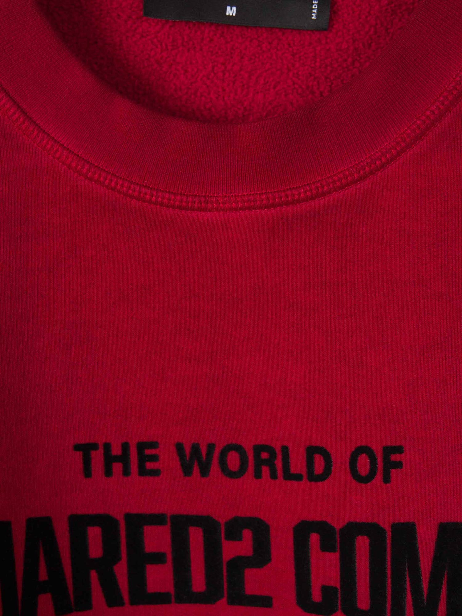 Outlet online Dsquared2 Hombre Sudadera Logo Contraste color Rojo sku 545-001677 01 - Foto 3