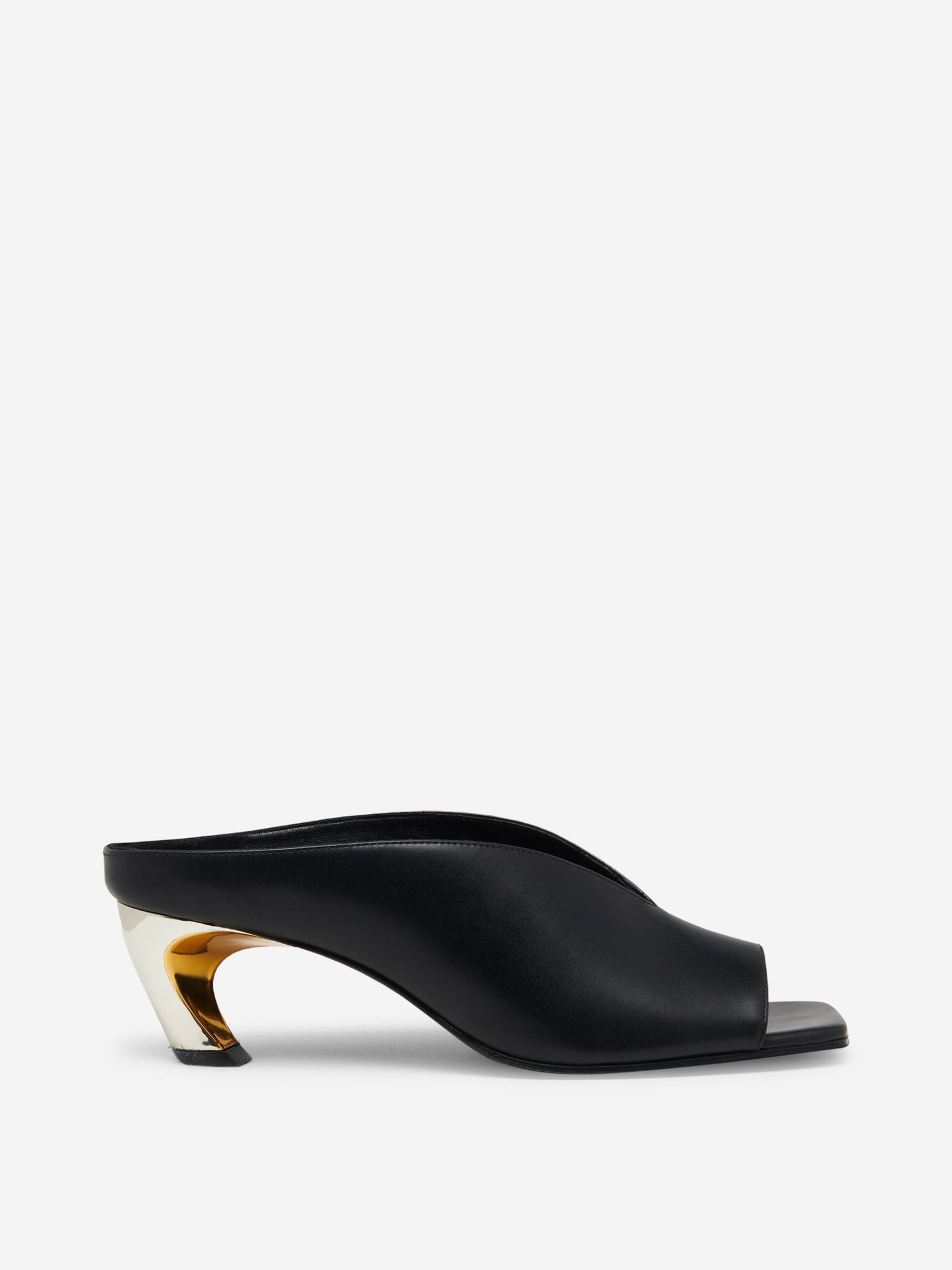 Outlet online McQueen Mujer Mules Armadillo Piel color Negro sku 800-005329 01 - Foto 1