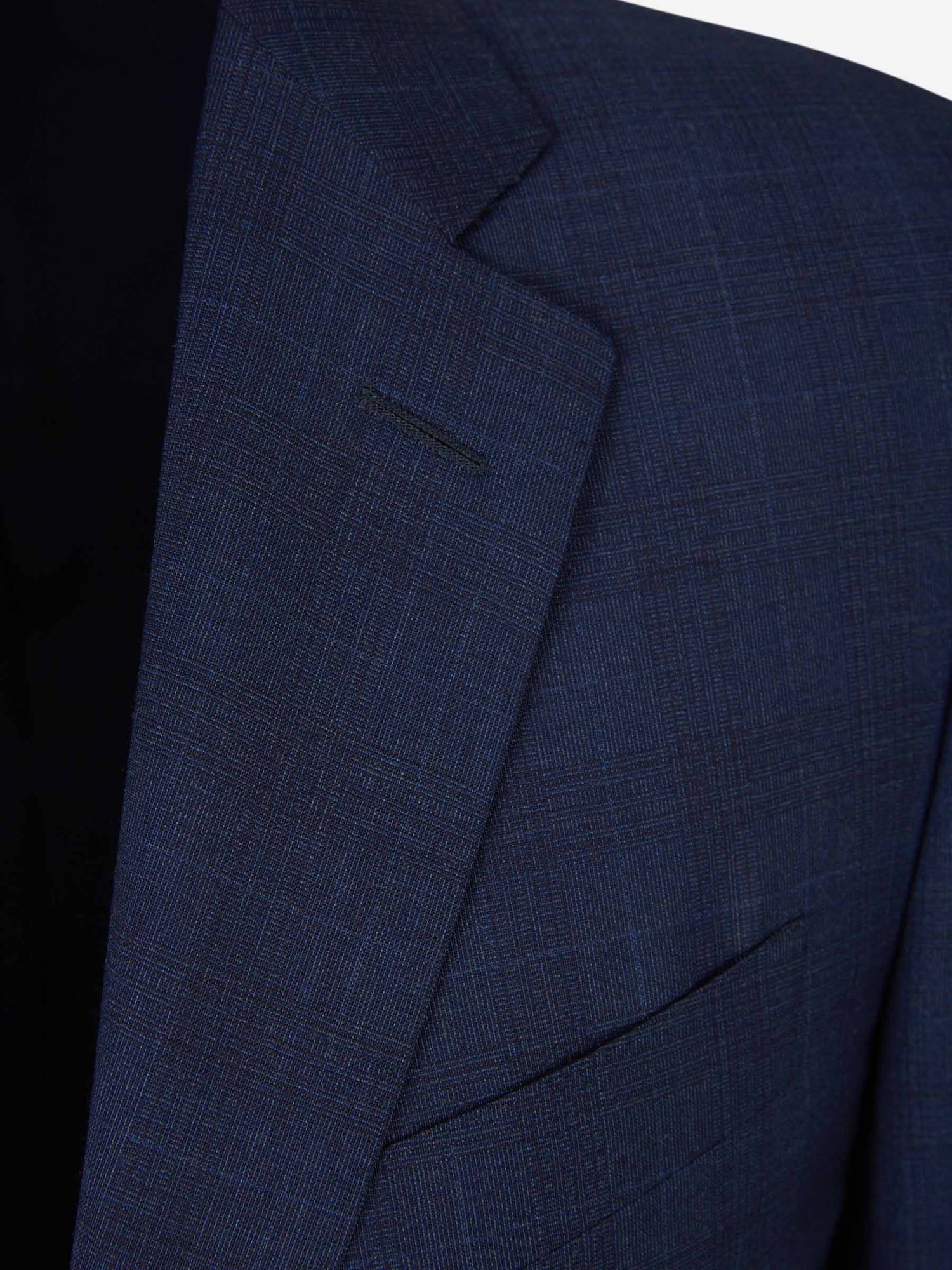 Outlet online Canali Hombre Traje Motivo Cuadros Lana color Azul Marino sku 312-002805 01 - Foto 3