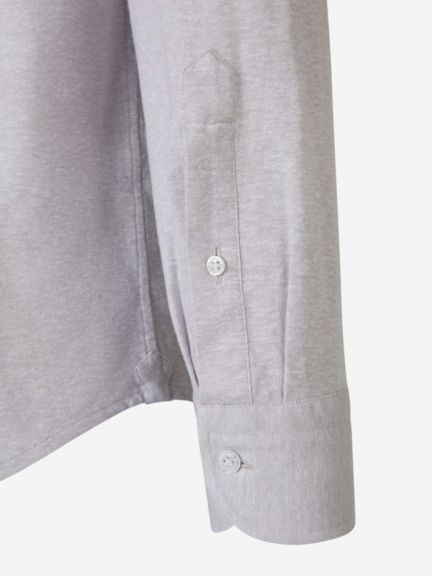 Outlet online Santa Eulalia Hombre Camisa Ligera Algodón color Gris Claro sku 531-006253 02 - Foto 4