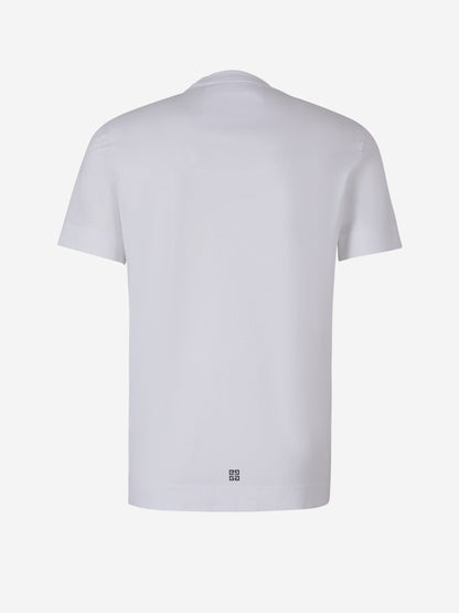 Outlet online Givenchy Hombre Camiseta Arquetipo Algodón color Blanco sku 553-003760 02 - Foto 2