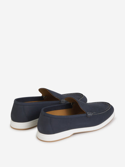 Outlet online Enrico Mandelli Hombre Mocasines Yacht Piel color Azul sku 611-004365 01 - Foto 3