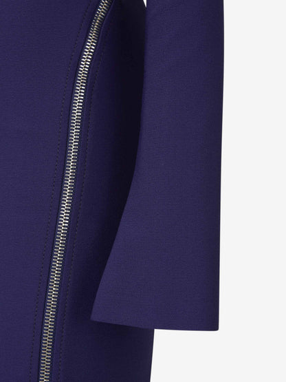 Outlet online The Attico Mujer Vestido Midi con Cremalleras color Violeta sku 721-000347 01 - Foto 5