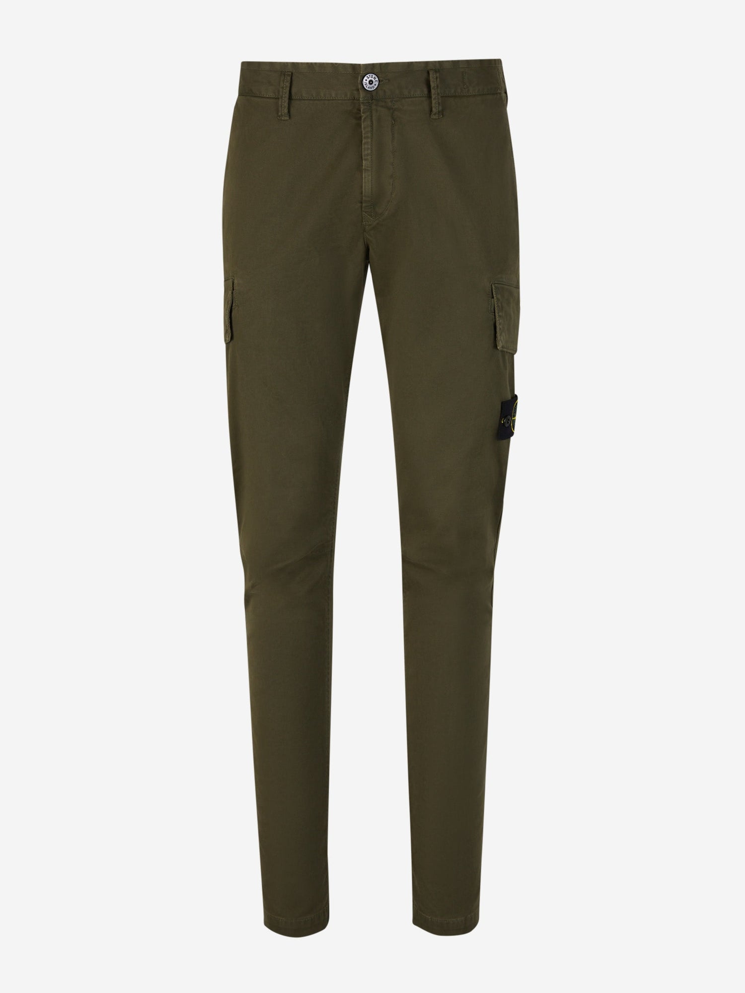 Outlet online Stone Island Hombre Pantalones Cargo Algodón color Verde Oscuro sku 521-002881 02 - Foto 1