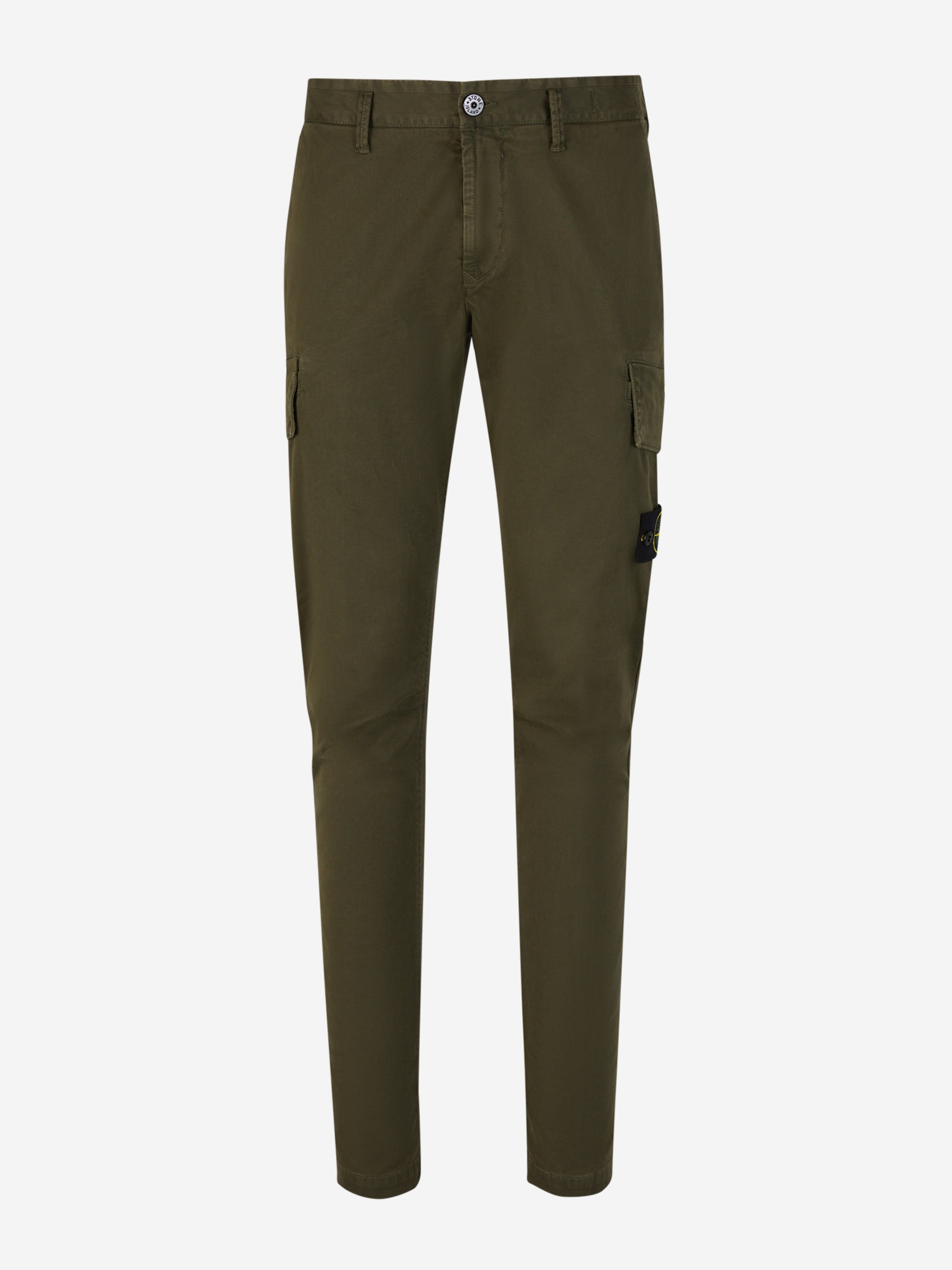 Outlet online Stone Island Hombre Pantalones Cargo Algodón color Verde Oscuro sku 521-002881 02 - Foto 1