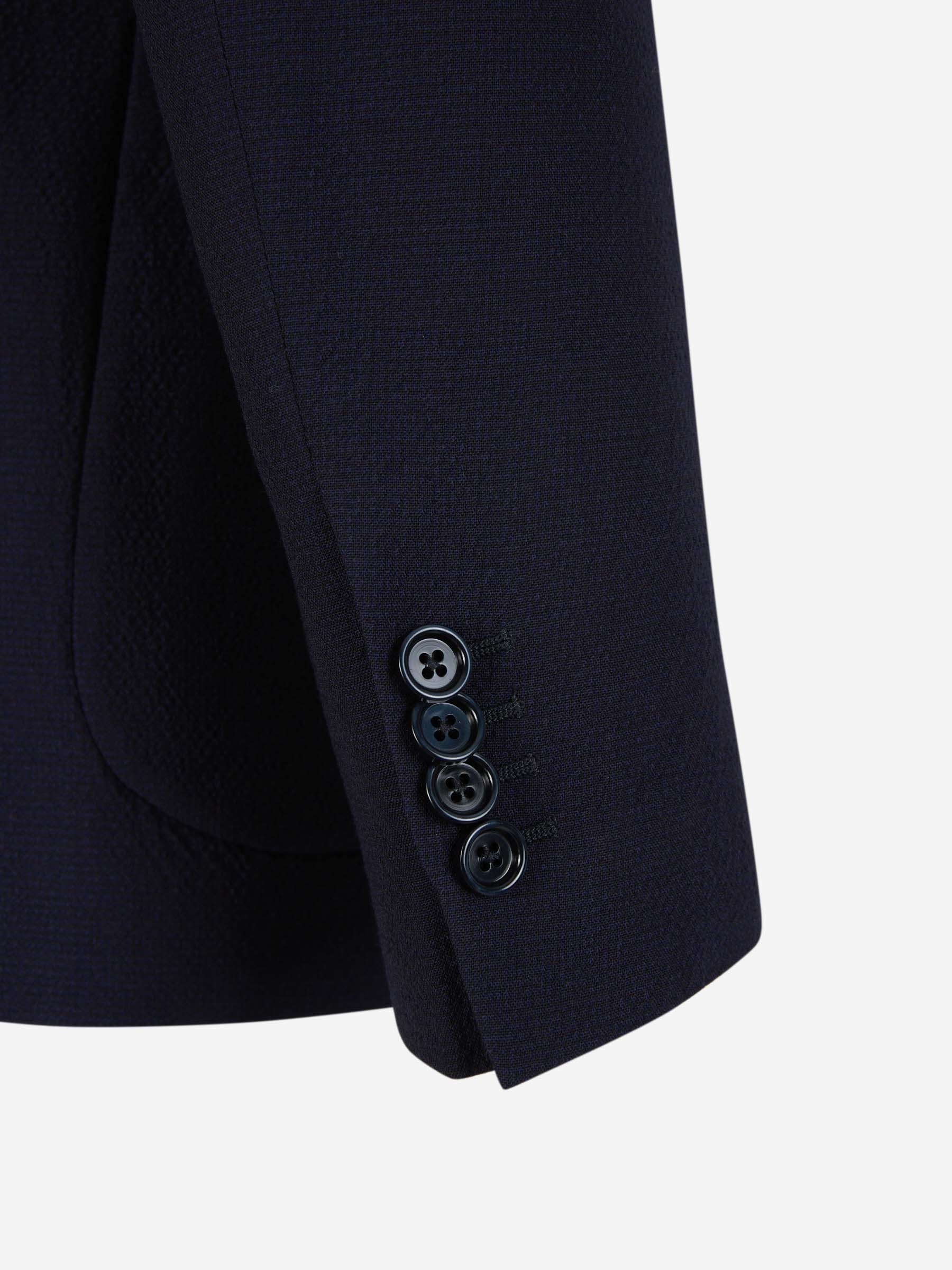 Outlet online Lardini Hombre Traje Texturizado Lana color Azul Noche sku 312-002787 01 - Foto 5