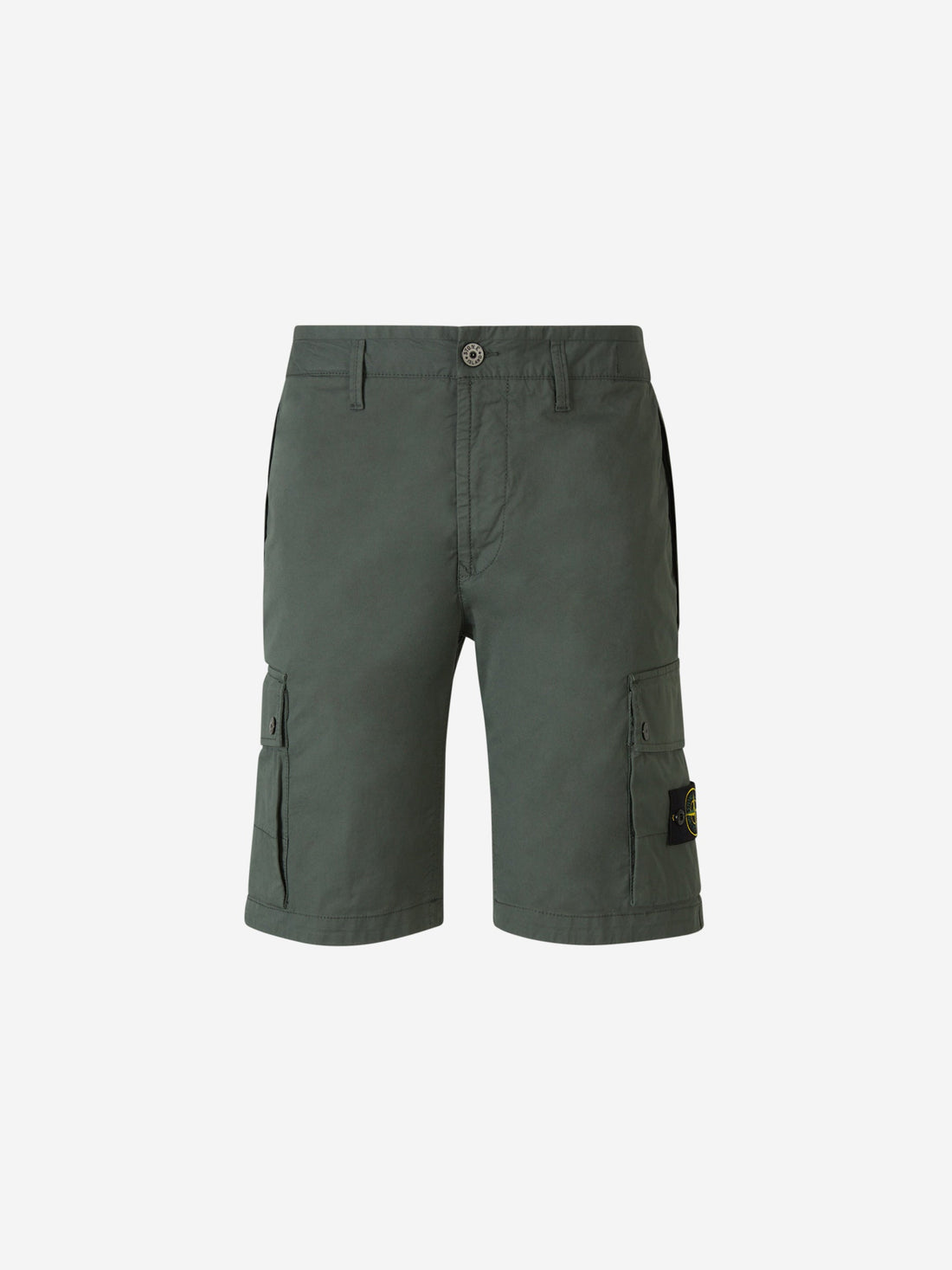 Stone Island Bermudas Cargo Logo color Verde Oscuro sku 523-000976 03 - Foto 1
